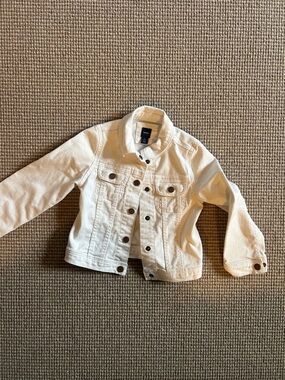 Gap Kids White Denim Jacket - 5T
